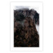 Poster High Mountains - landscape with a view of mountain peaks in dense fog 118467 additionalThumb 19