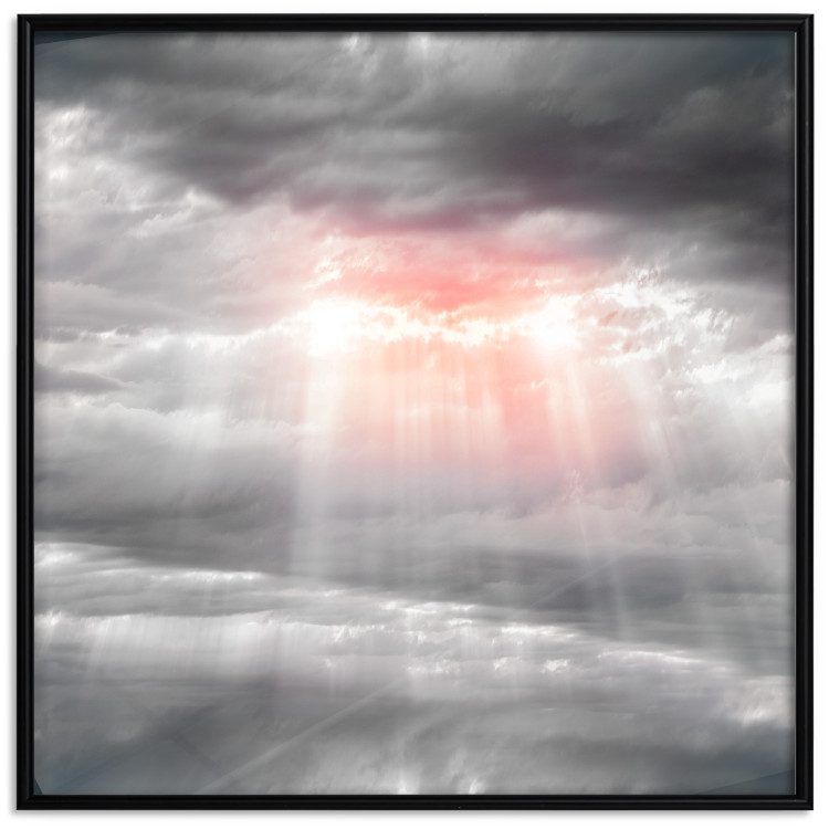 Poster Providence - landscape of the sky with the sun breaking through clouds 120467 additionalImage 18