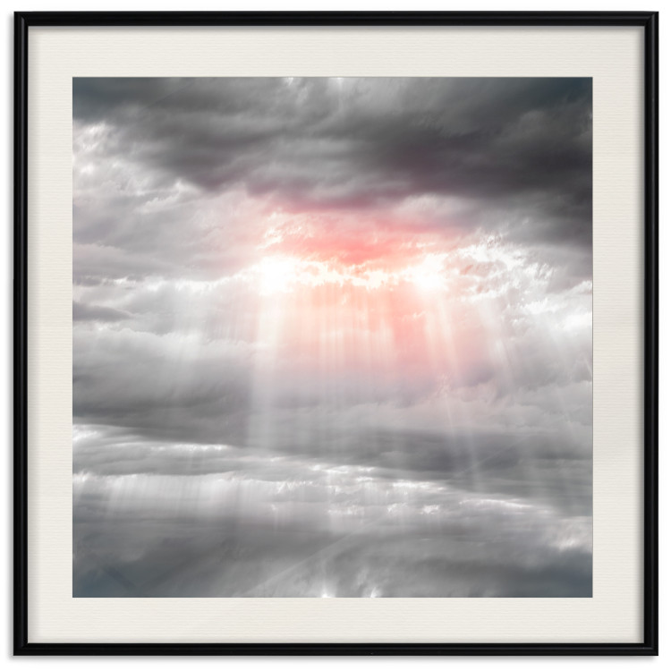 Poster Providence - landscape of the sky with the sun breaking through clouds 120467 additionalImage 18