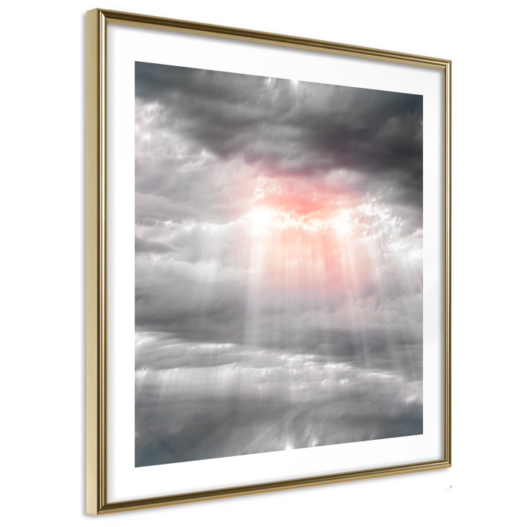 Poster Providence - landscape of the sky with the sun breaking through clouds 120467 additionalImage 6