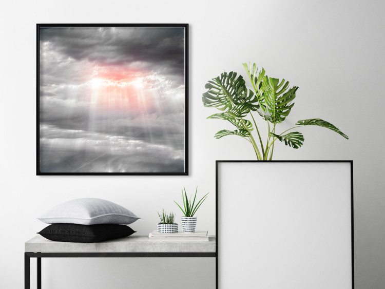 Poster Providence - landscape of the sky with the sun breaking through clouds 120467 additionalImage 3