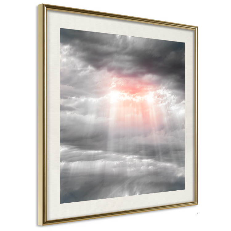 Poster Providence - landscape of the sky with the sun breaking through clouds 120467 additionalImage 2