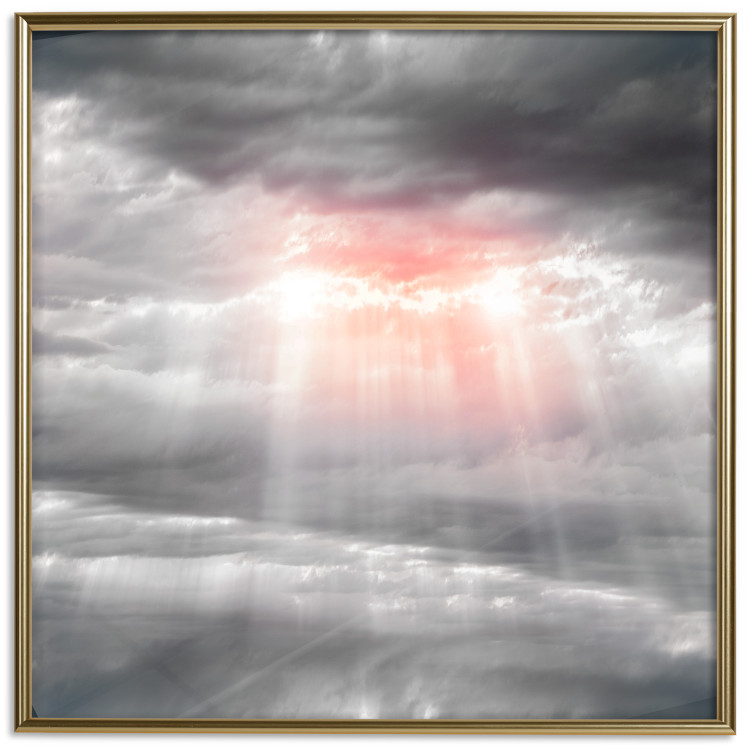 Poster Providence - landscape of the sky with the sun breaking through clouds 120467 additionalImage 20