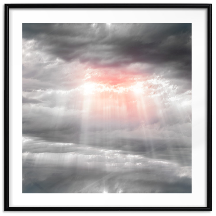 Poster Providence - landscape of the sky with the sun breaking through clouds 120467 additionalImage 17