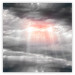 Poster Providence - landscape of the sky with the sun breaking through clouds 120467