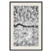Poster Cold Stream - black and white winter landscape of a snow-covered forest 123367 additionalThumb 18