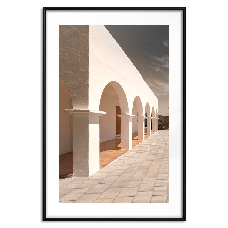 Wall Poster Sunny Arcades - stone walkway and architecture in sunlight 123767 additionalImage 15