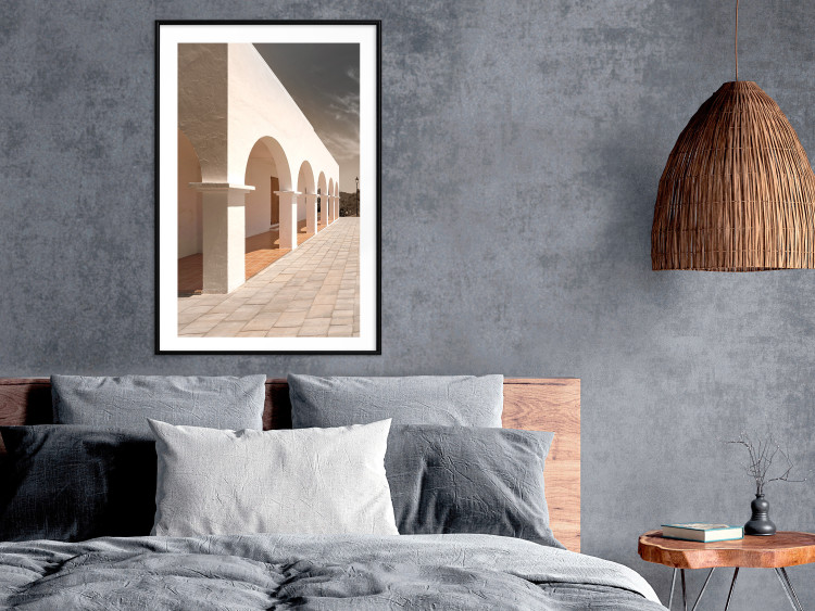 Wall Poster Sunny Arcades - stone walkway and architecture in sunlight 123767 additionalImage 10