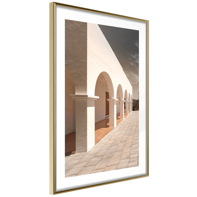 Wall Poster Sunny Arcades - stone walkway and architecture in sunlight 123767 additionalImage 5