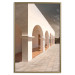 Wall Poster Sunny Arcades - stone walkway and architecture in sunlight 123767 additionalThumb 16