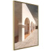 Wall Poster Sunny Arcades - stone walkway and architecture in sunlight 123767 additionalThumb 2