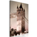 Canvas Print Tower of Tower Bridge - photo of London architecture in night light 123867 additionalThumb 2