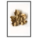 Wall Poster Golden Maple - leaf covered with a thin layer of gold lying on white background 124967 additionalThumb 26