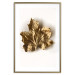 Wall Poster Golden Maple - leaf covered with a thin layer of gold lying on white background 124967 additionalThumb 27