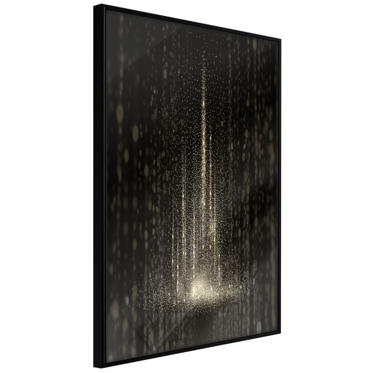 Wall Poster Snowstorm - landscape of falling snowflakes' glow against a night backdrop 125067 additionalImage 10