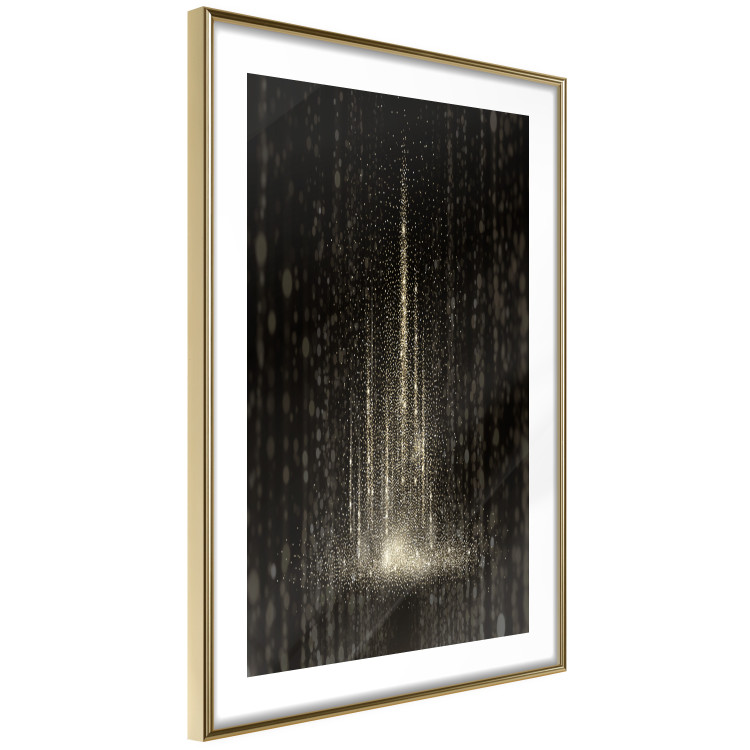 Wall Poster Snowstorm - landscape of falling snowflakes' glow against a night backdrop 125067 additionalImage 8