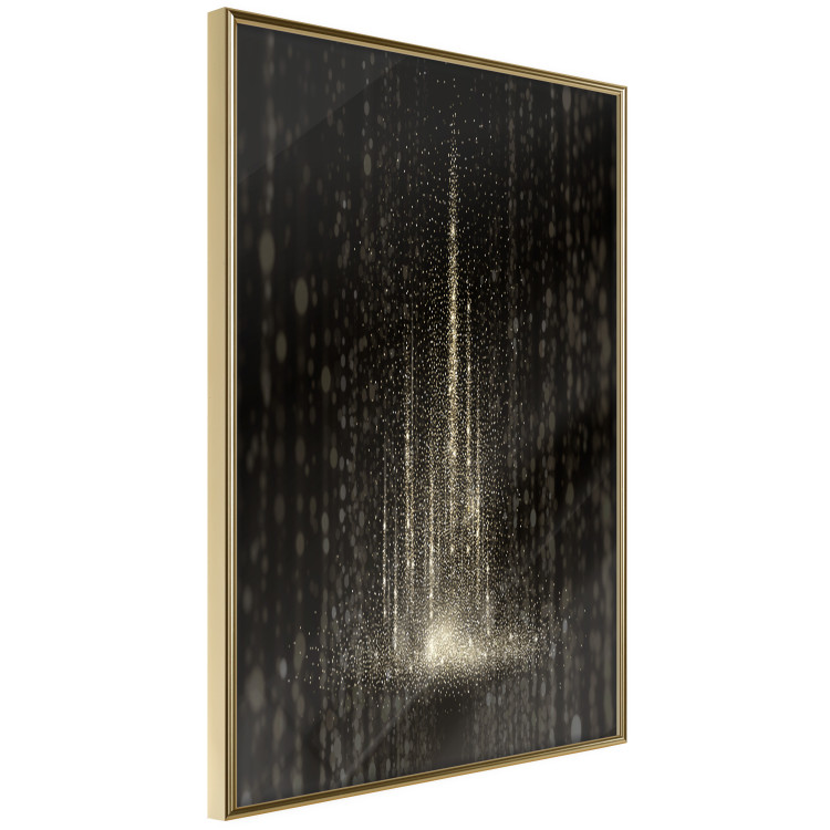 Wall Poster Snowstorm - landscape of falling snowflakes' glow against a night backdrop 125067 additionalImage 12