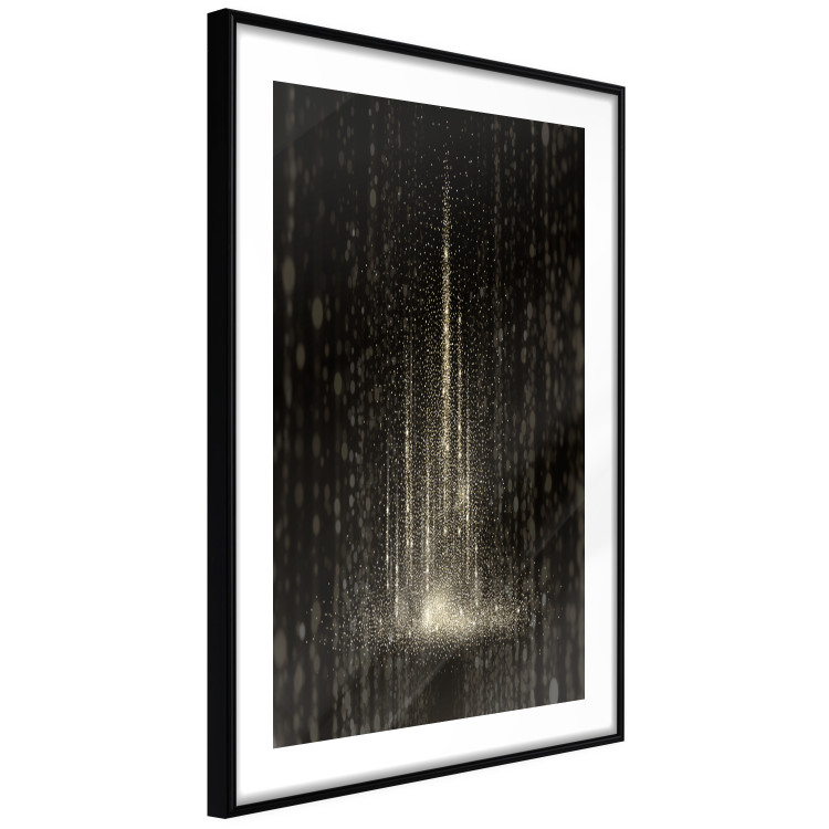 Wall Poster Snowstorm - landscape of falling snowflakes' glow against a night backdrop 125067 additionalImage 11