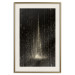 Wall Poster Snowstorm - landscape of falling snowflakes' glow against a night backdrop 125067 additionalThumb 19