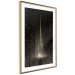 Wall Poster Snowstorm - landscape of falling snowflakes' glow against a night backdrop 125067 additionalThumb 6