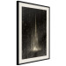 Wall Poster Snowstorm - landscape of falling snowflakes' glow against a night backdrop 125067 additionalThumb 3