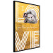 Wall Poster I Love You like You Love Me - English text on a yellow background 125367 additionalThumb 10