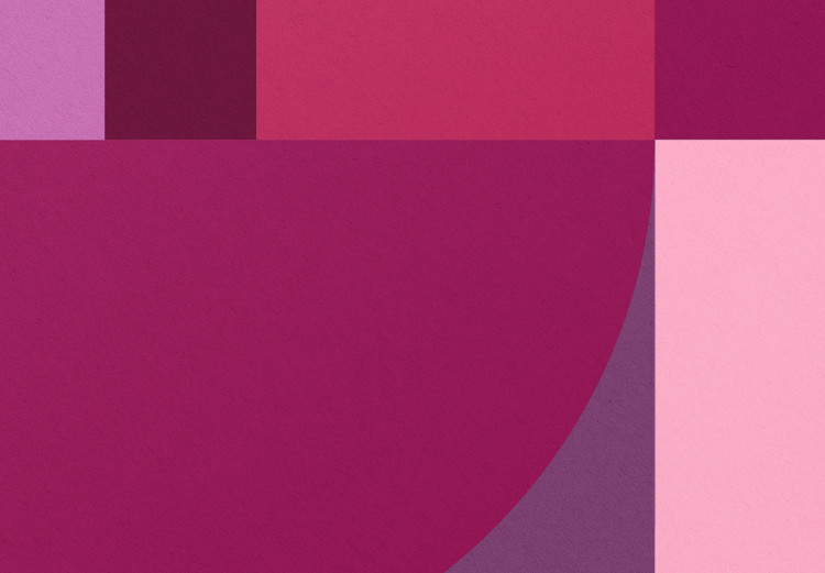 Poster Abstract Home - various geometric figures in shades of pink 125467 additionalImage 10