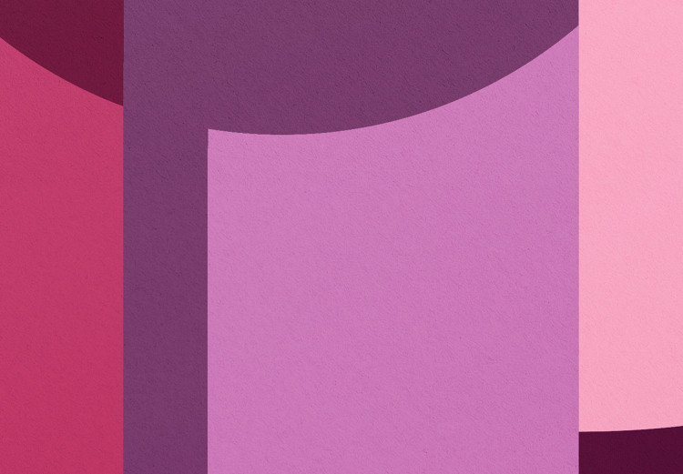 Poster Abstract Home - various geometric figures in shades of pink 125467 additionalImage 11