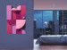 Poster Abstract Home - various geometric figures in shades of pink 125467 additionalThumb 23