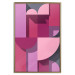 Poster Abstract Home - various geometric figures in shades of pink 125467 additionalThumb 16