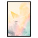 Wall Poster Origami - paper boat in cloud of clouds in a colorful rainbow motif 125667 additionalThumb 16