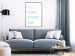 Wall Poster Live More Worry Less - blue English inscription on white background 128367 additionalThumb 7