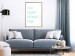 Wall Poster Live More Worry Less - blue English inscription on white background 128367 additionalThumb 15