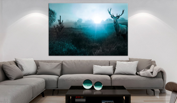 Large canvas print Emerald Deer [Large Format] 128567 additionalImage 6