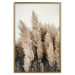 Poster Plume of Dreams - golden autumn trees on a uniform light background 130467 additionalThumb 21