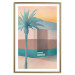 Wall Poster Pastel Alley - tropical palm composition in pastel colors 135167 additionalThumb 9