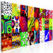 Canvas Print My Preschool (1-piece) Narrow - abstract patterns in squares 135667 additionalThumb 2