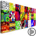 Canvas Print My Preschool (1-piece) Narrow - abstract patterns in squares 135667 additionalThumb 6