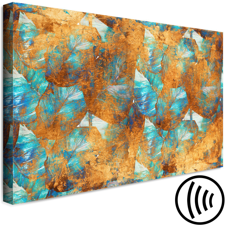 Canvas Song of Golden Leaves (1-piece) - nature in a modern rendition 138167 additionalImage 6