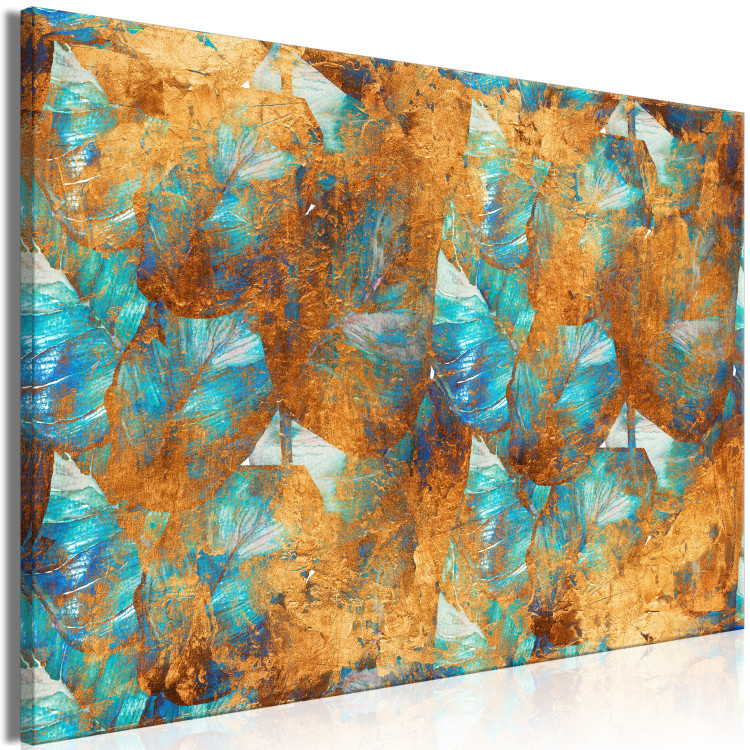 Canvas Song of Golden Leaves (1-piece) - nature in a modern rendition 138167 additionalImage 2