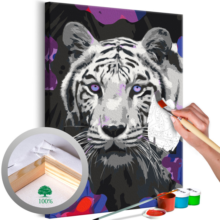 Paint by number White Bengal Tiger 142767