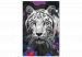 Paint by number White Bengal Tiger 142767 additionalThumb 5