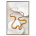Wall Poster Wavy Ribbon - Orange Shape on White and Beige Backgrounds 144767 additionalThumb 20