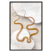 Wall Poster Wavy Ribbon - Orange Shape on White and Beige Backgrounds 144767 additionalThumb 14
