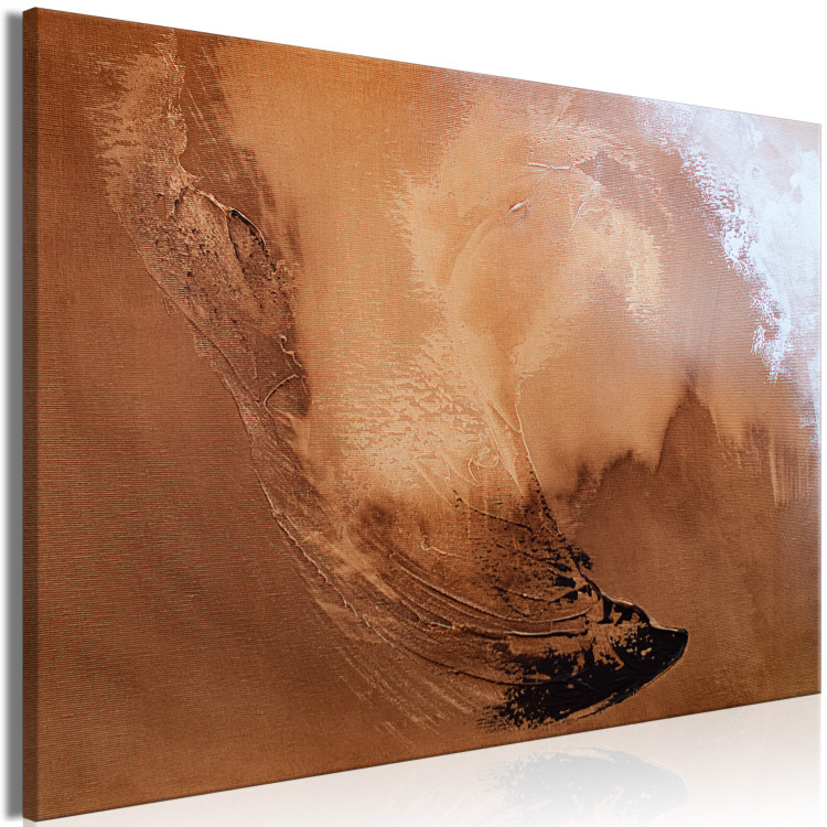 Canvas Painted Abstraction (1-piece) - intermingling colors of the desert 148967 additionalImage 2