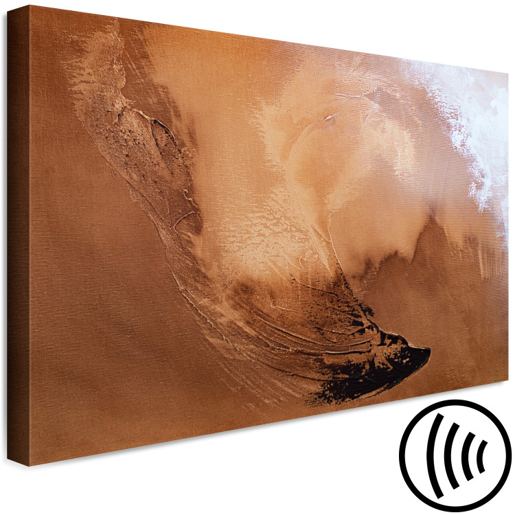 Canvas Painted Abstraction (1-piece) - intermingling colors of the desert 148967 additionalImage 6