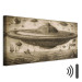 Canvas UFO Ship - A Sketch Inspired by the Style of Leonardo Da Vinci 151067 additionalThumb 8
