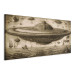 Canvas UFO Ship - A Sketch Inspired by the Style of Leonardo Da Vinci 151067 additionalThumb 2