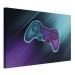 Large canvas print Console Pad - Gamer Gadget in Neon Colors on a Dark Background [Large Format] 151167 additionalThumb 3