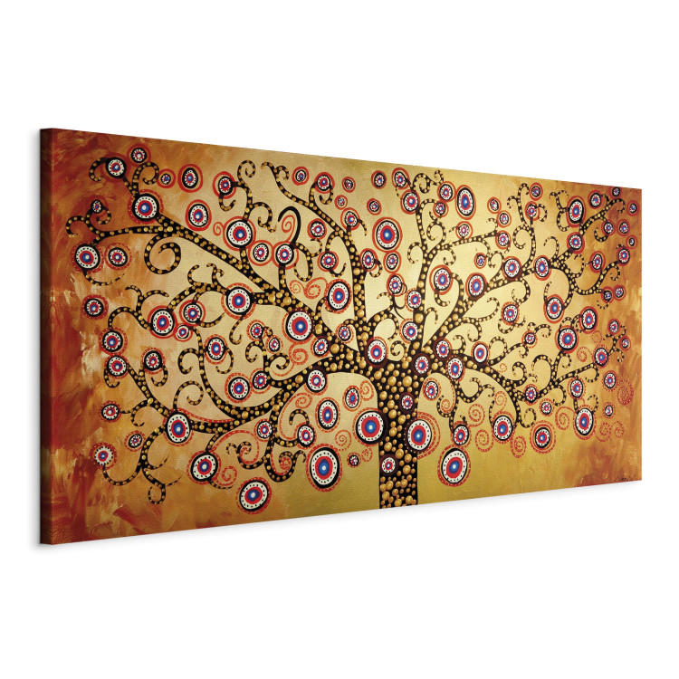 Canvas Art Print Peacock tree 49867 additionalImage 2